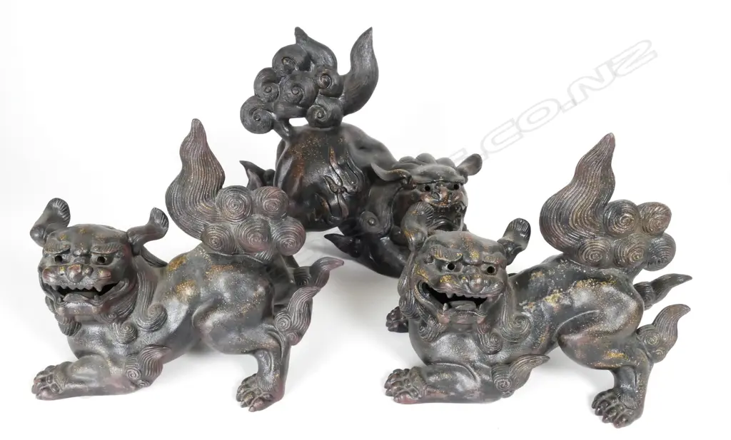 Terracotta lion dogs Image 1++