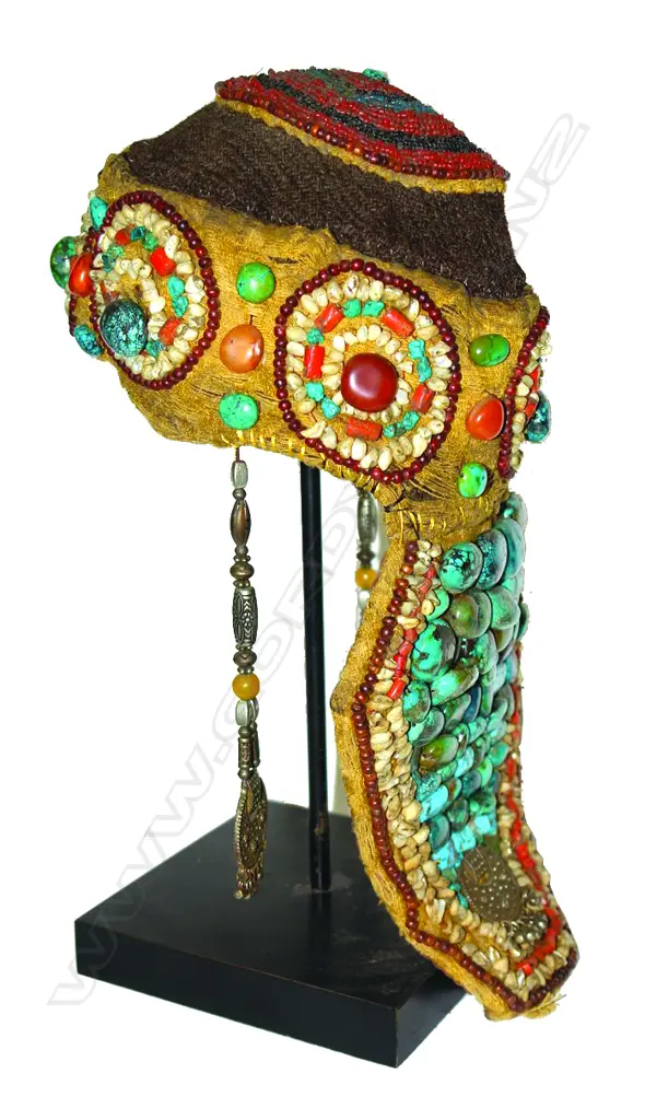 An old Tibetan priest's hat Image 1++