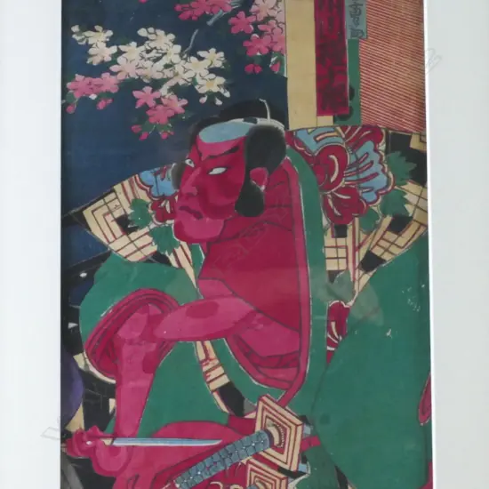 An ukiyo-e woodblock print by Kunichika