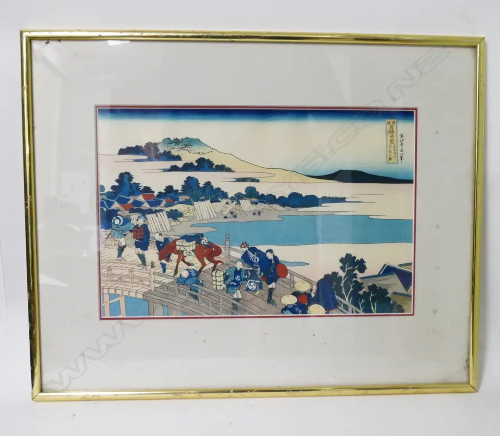 A reprint ukiyo-e by Hokusai Image 1++