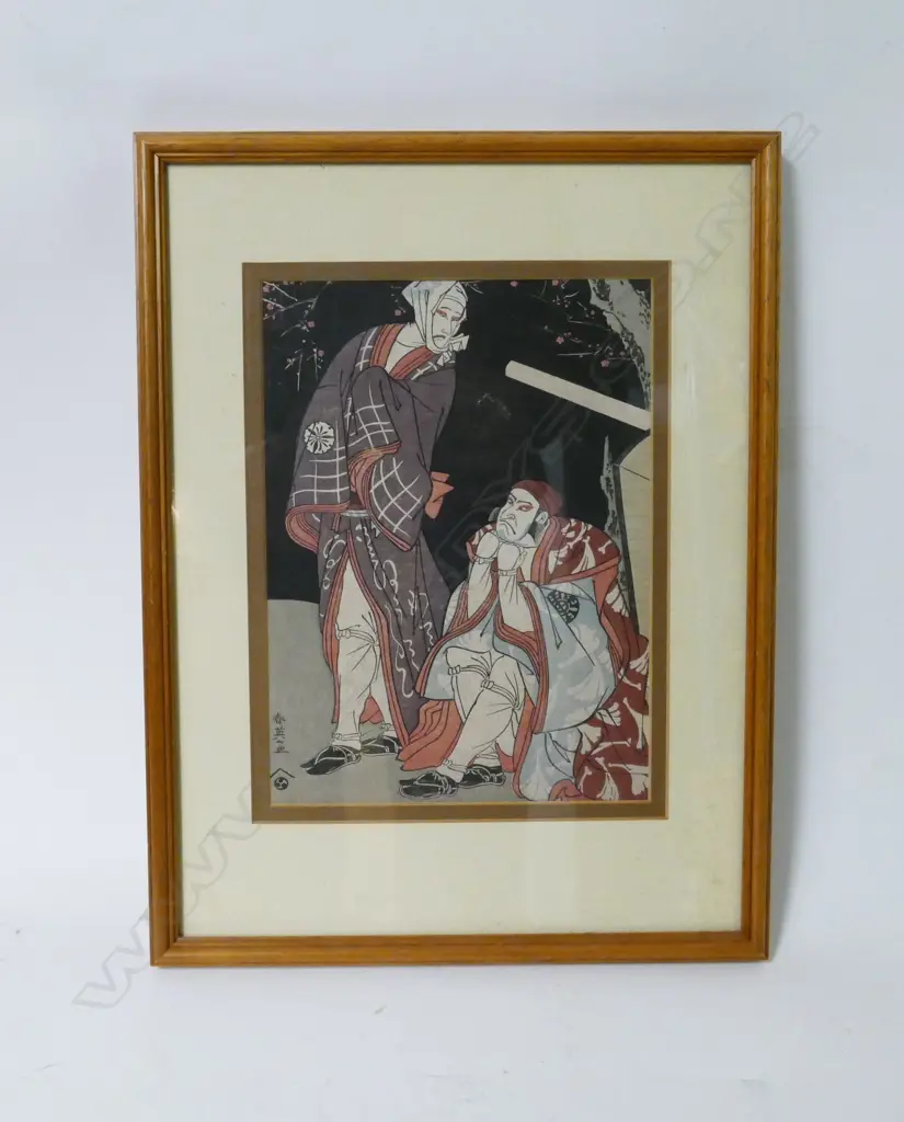 A reprint ukiyo-e by Katsukawa Shun'ei Image 1++