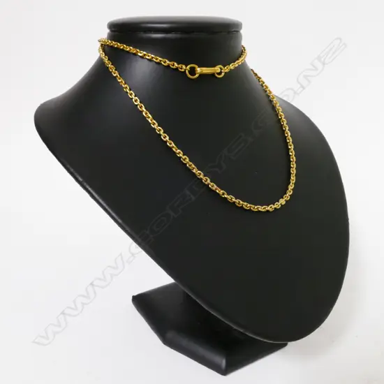 A heavy 22ct. gold chain