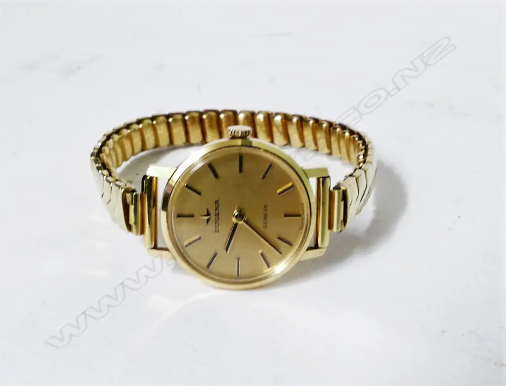 A 14ct. gold Dugena lady's wrist watch Image 1++
