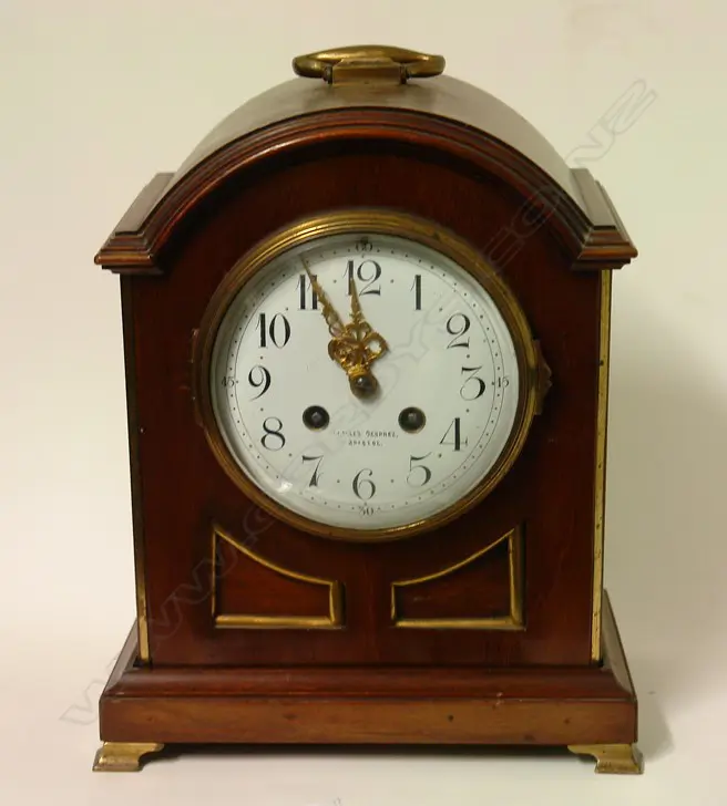 An Edwardian Georgian Revival bracket clock Image 1++