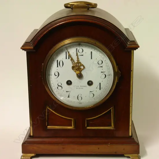 An Edwardian Georgian Revival bracket clock
