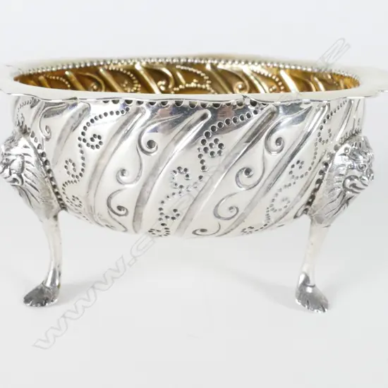 An 18thC Irish provincial silver sugar bowl