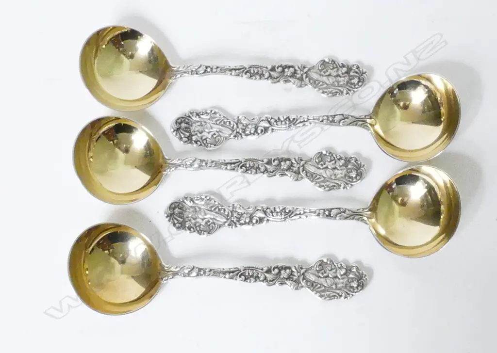 5 US. SILVER  SPOONS (APHRODITE TERMINAL) Image 1++