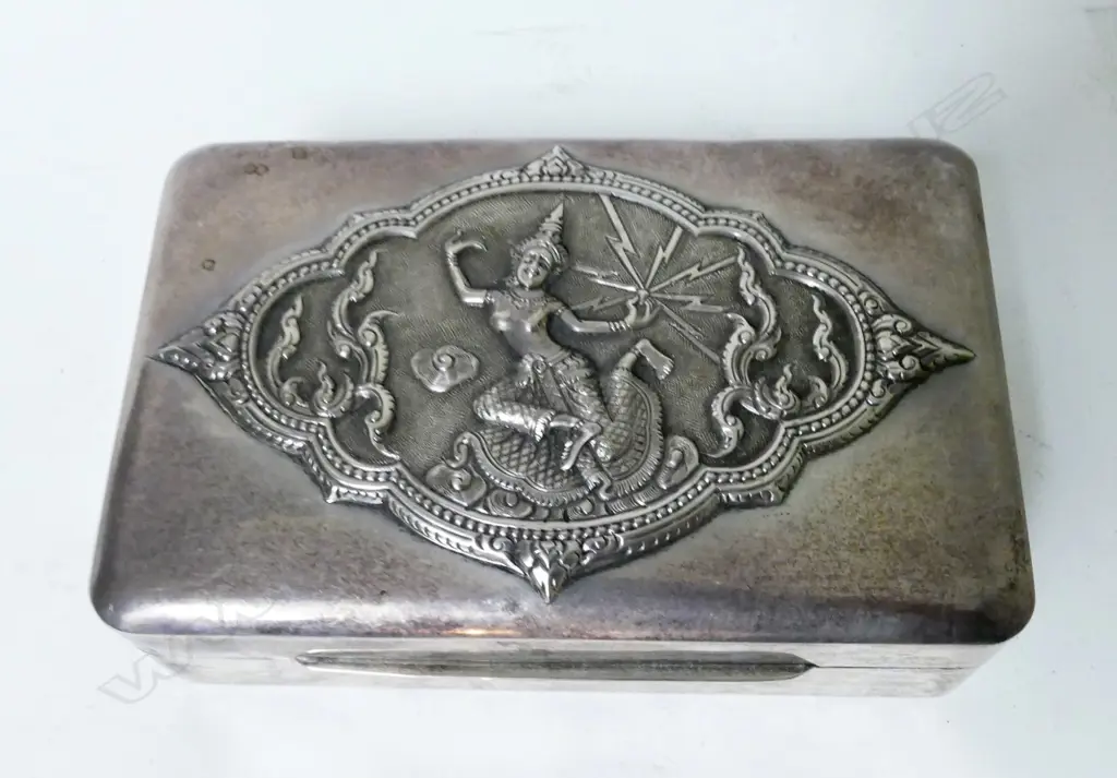 A Siam silver cigarette box Image 1++