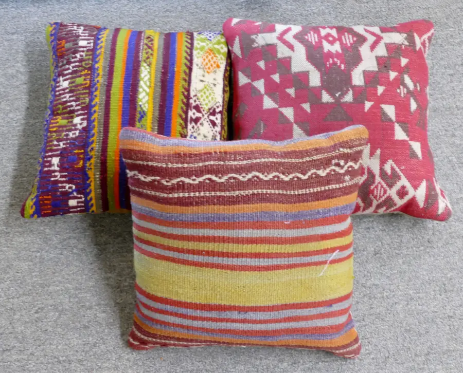 Three Kilim cushions Image 1++