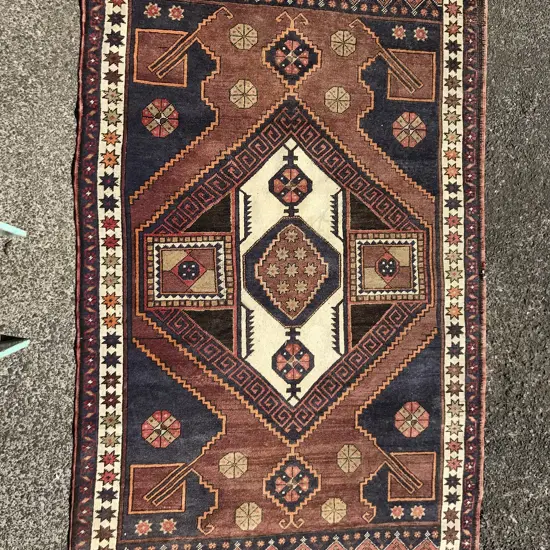 A Turkish Konya hand knotted rug