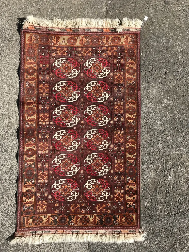 A Turkoman tribal rug Image 1++