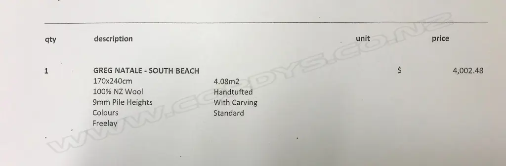 A modern Greg Natale rug Image 1++