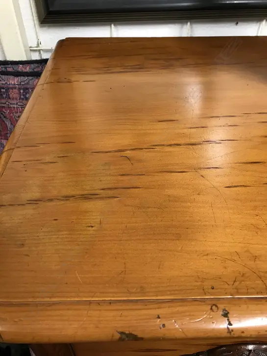 A colonial mottled kauri scotch chest Image 1++