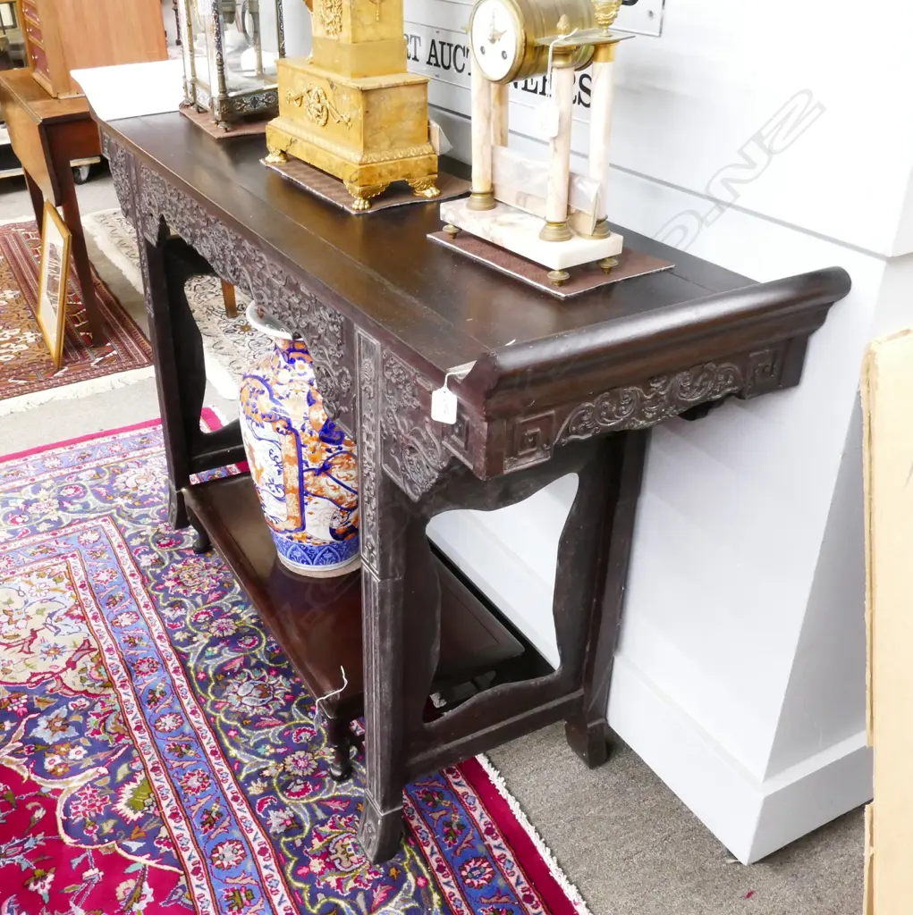 A Chinese rosewood altar table Image 1++