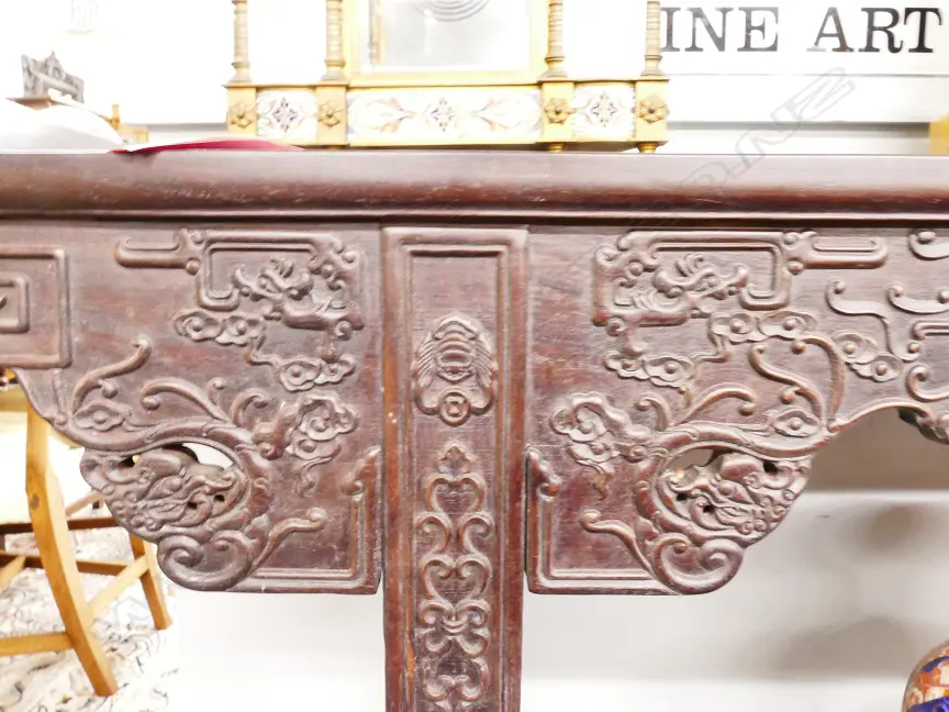 A Chinese rosewood altar table Image 1++