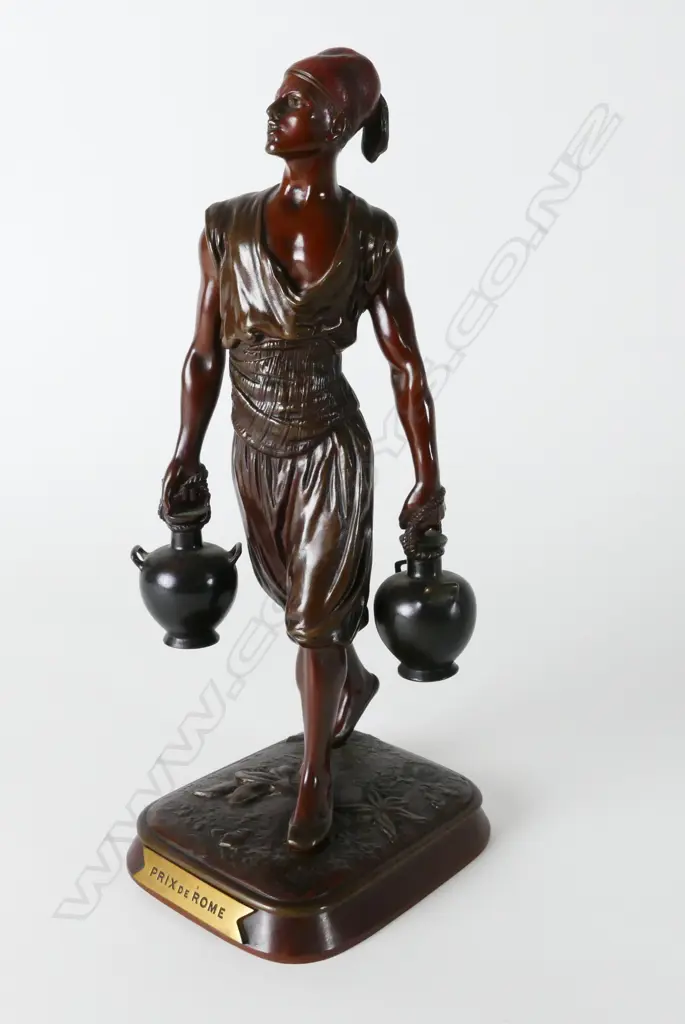 A bronze figure by Jean Didier Debut (French 1824-1893) Image 1++