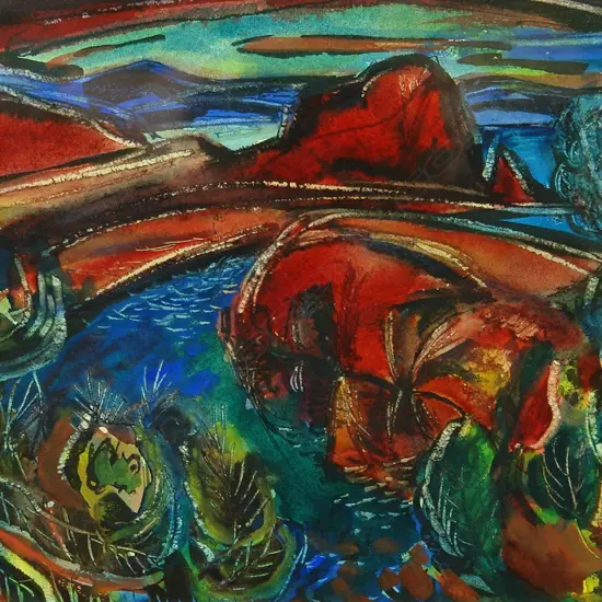 Rudi Gopas 'Coastal Landscape'