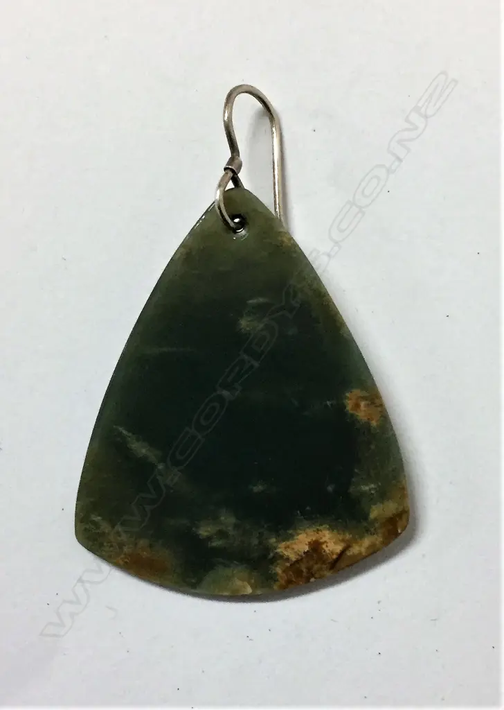 Steve Myhre single greenstone earring Image 1++