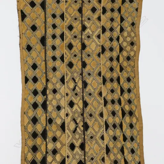 Kuba cloth made of raffia by Zairian women