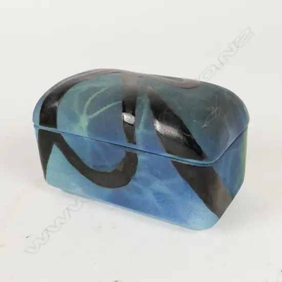 Small clay box made by a professor of ceramics Istanbul