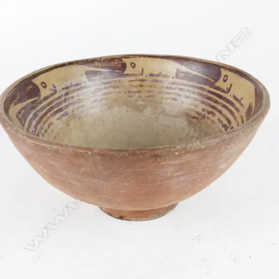 A pre-columbian Ecuadorian clay bowl