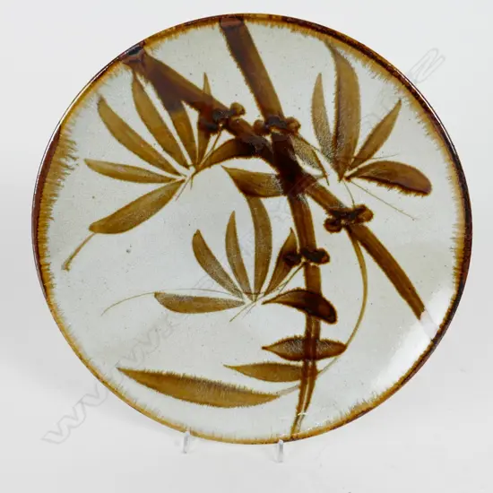 Japanese stoneware plate