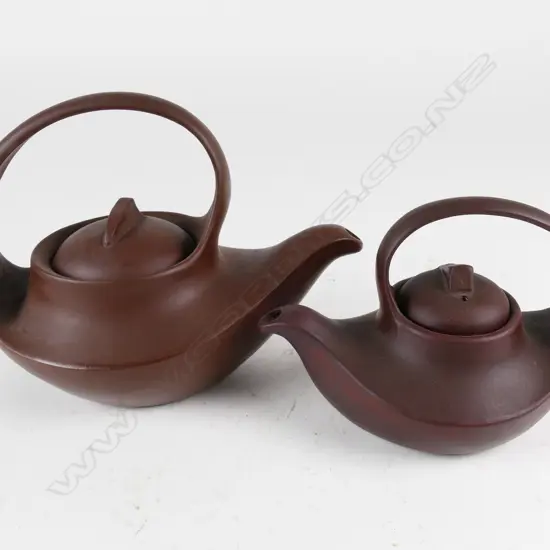Two Yixing ware teapots