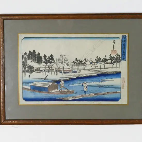 Japanese wood block print