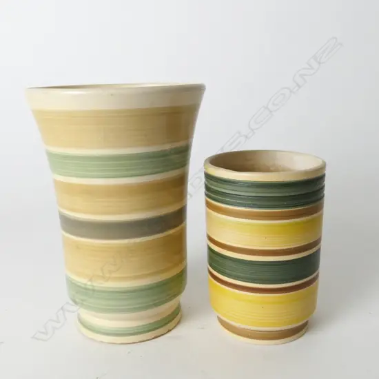 Two Royal Oak pottery vases