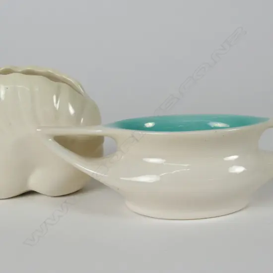 Two O.C. Stephens pottery vases