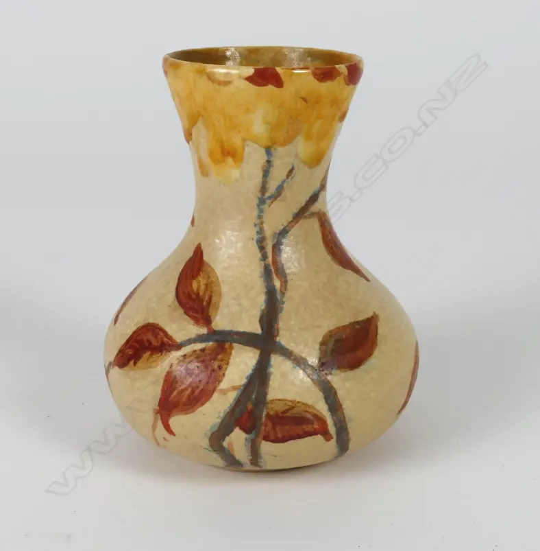 O.C. Stephens painted vase Image 1++