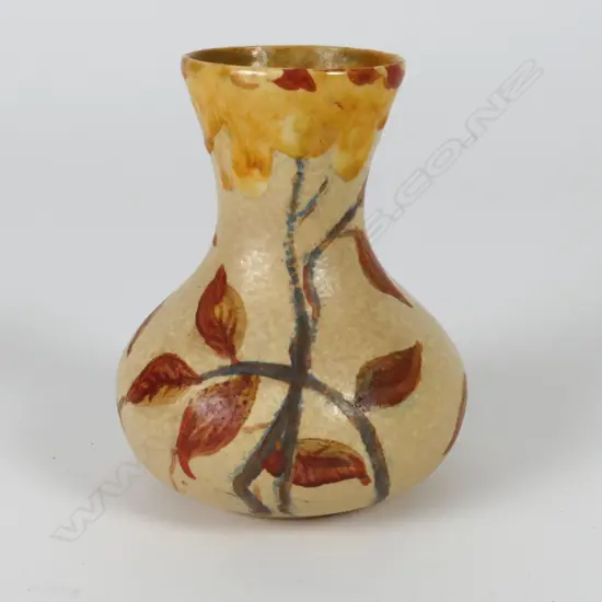 O.C. Stephens painted vase