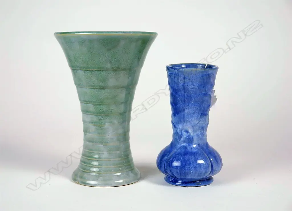 Two Almalgamated pottery vases Image 1++