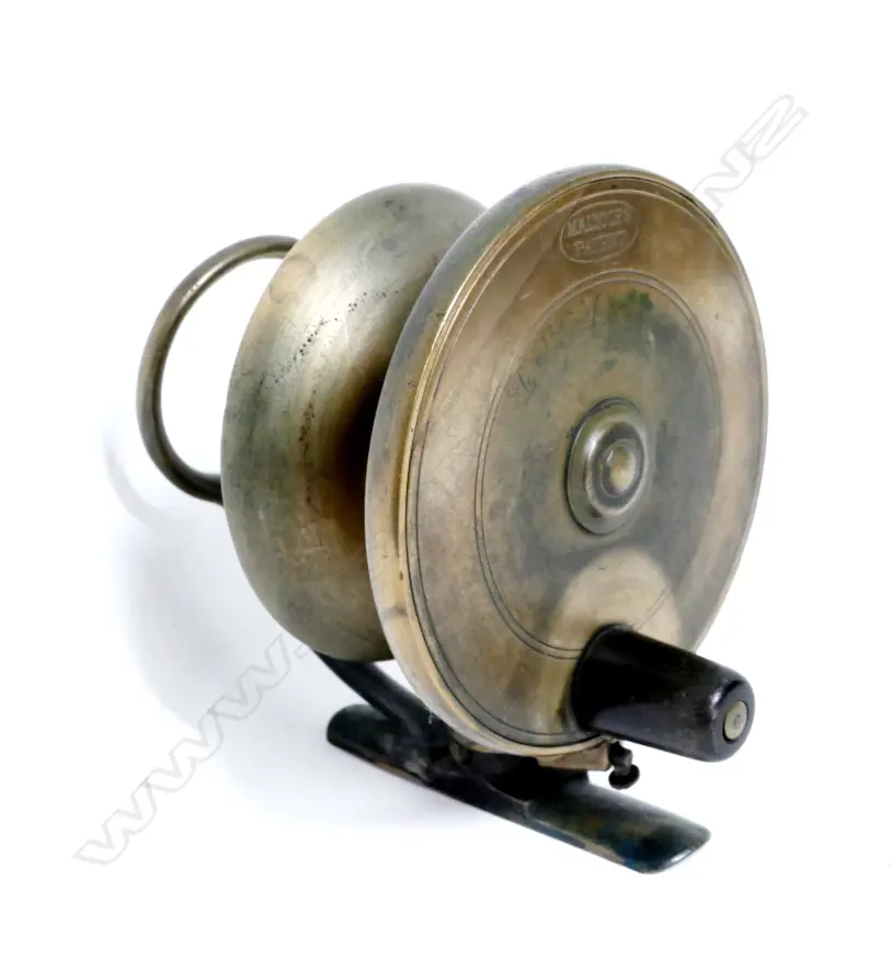 A solid brass side winder reel Image 1++