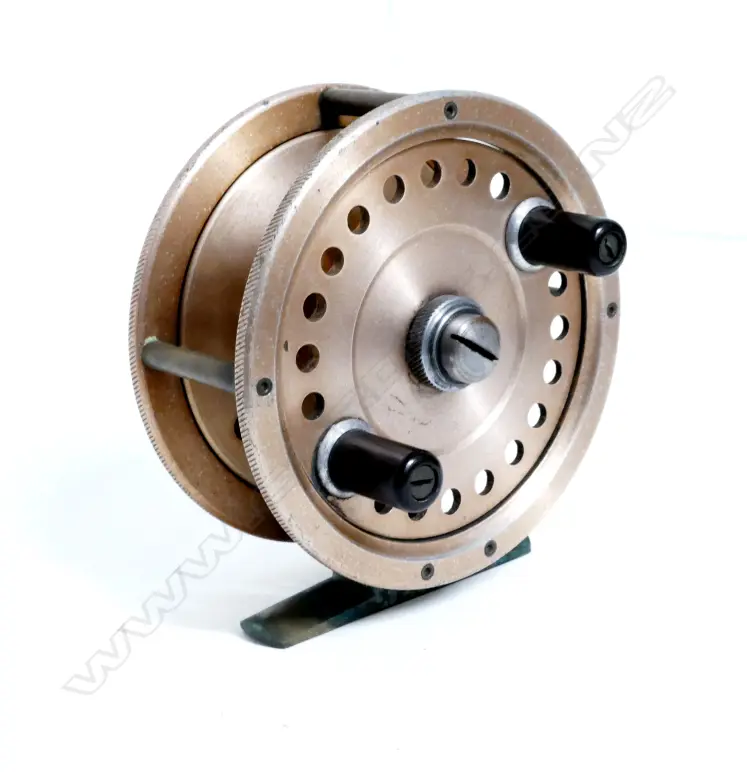 A rare E.J.Brown 4⅝" salmon reel Image 1++