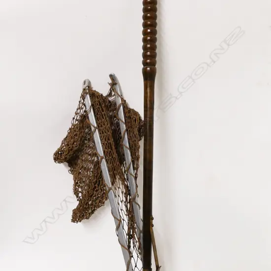 A fine quality Ogden Smith landing net ('Reversa Net')