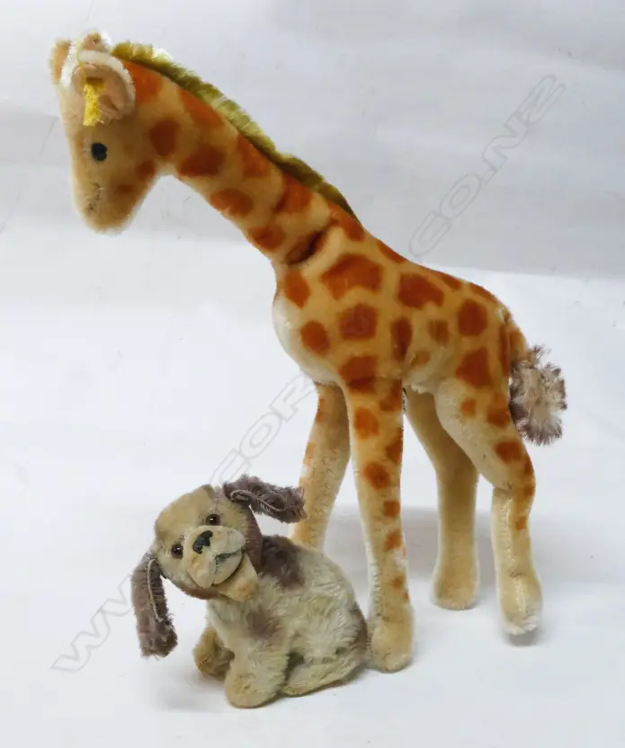 Two vintage miniature plush Steiff toys Image 1++
