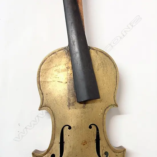 An old South-West Irish brass fiddle