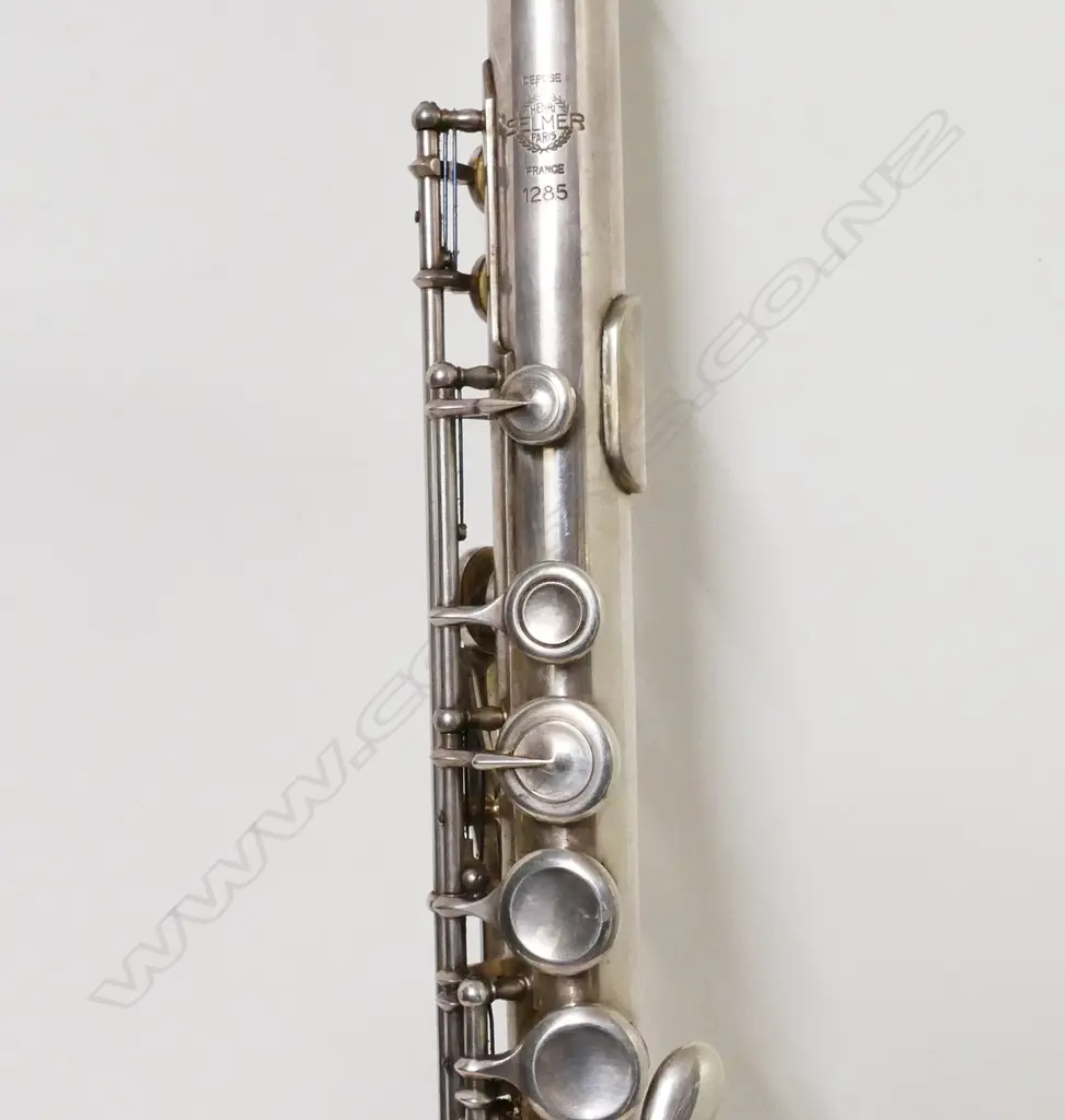An Henri Selmer silver plated flute Image 1++