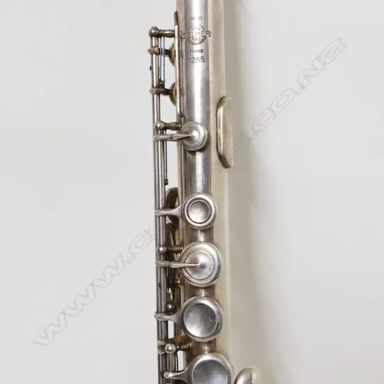 An Henri Selmer silver plated flute
