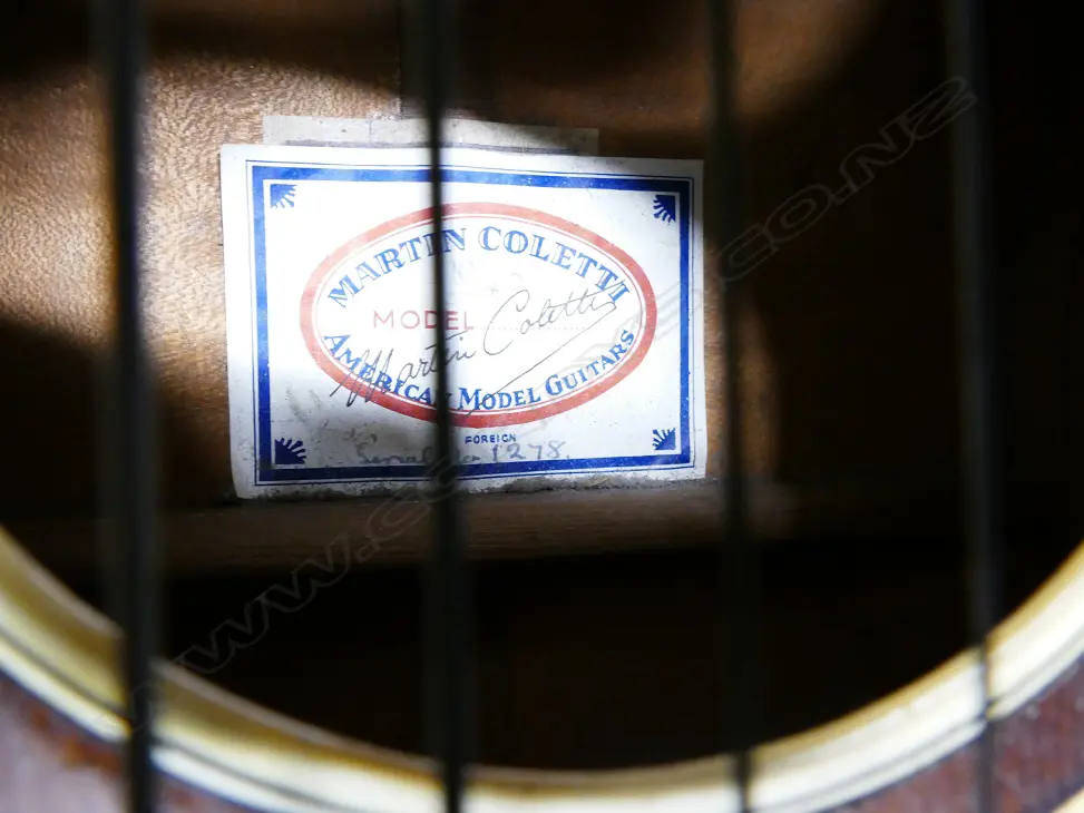 A Martin Coletti acoustic guitar Image 1++