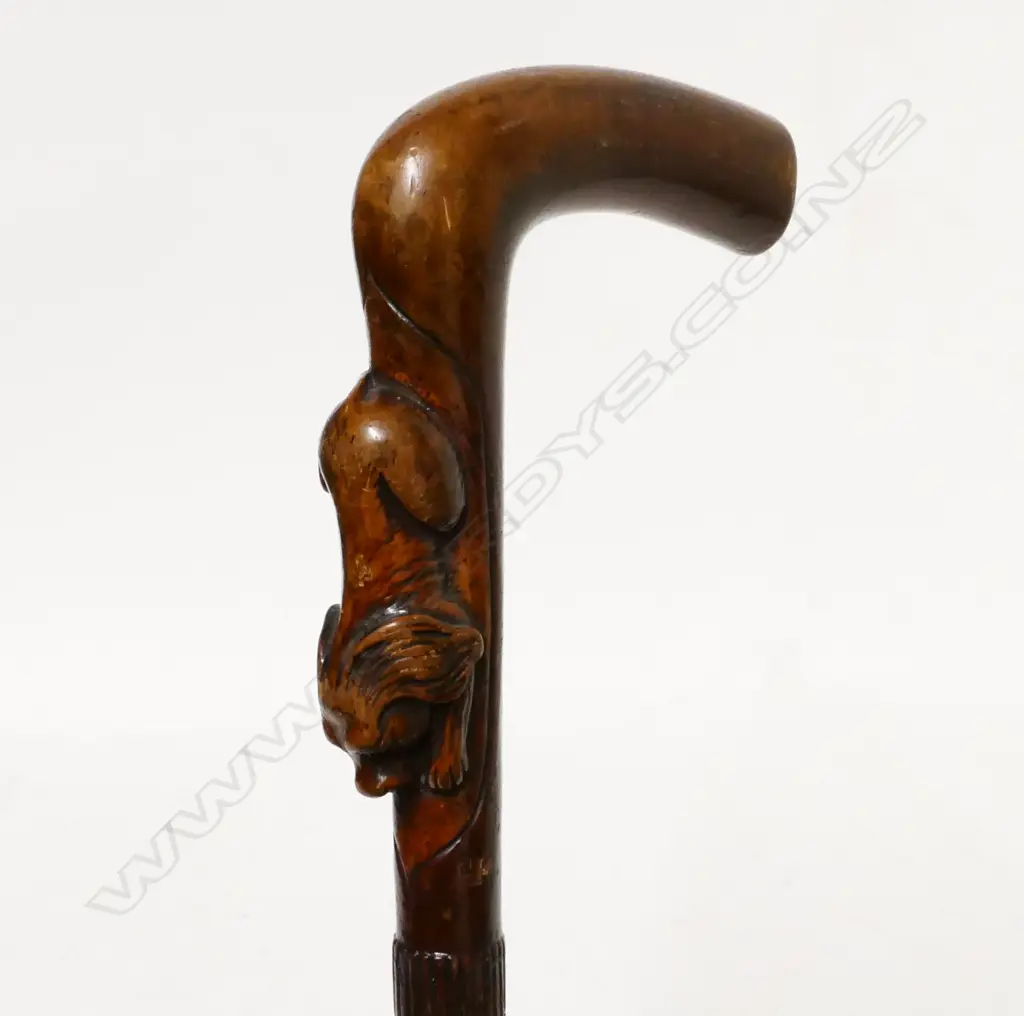 A 19thC walking stick Image 1++