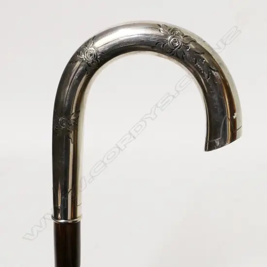 A 19thC malacca walking stick