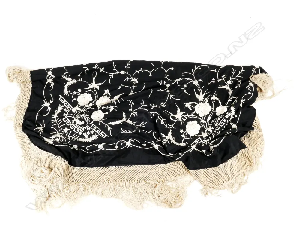 A Canton silk shawl Image 1++