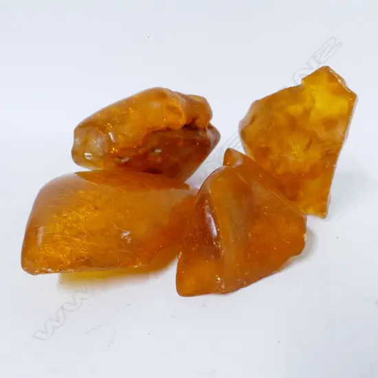 Four pieces of kauri gum