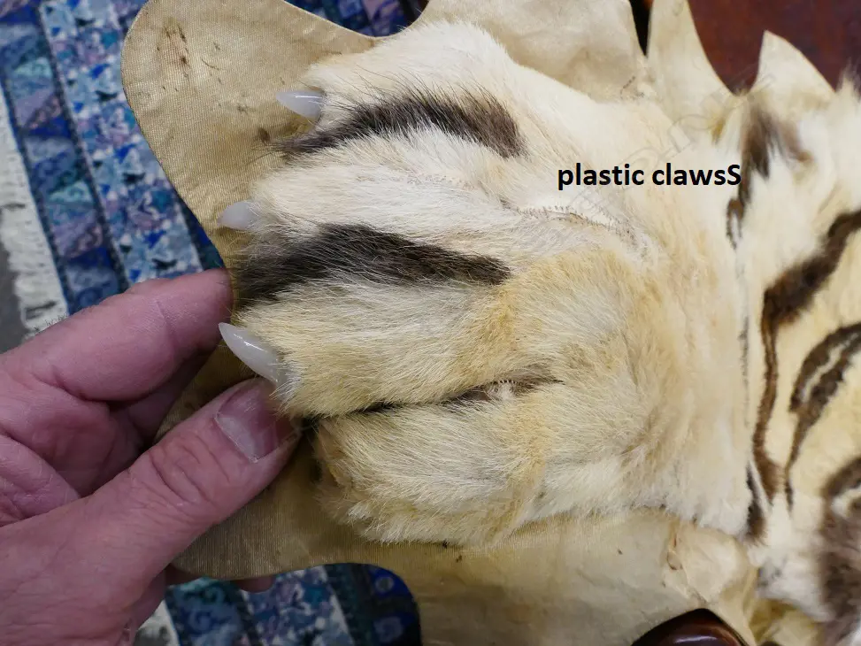 An genuine vintage recreation tiger skin rug Image 1++