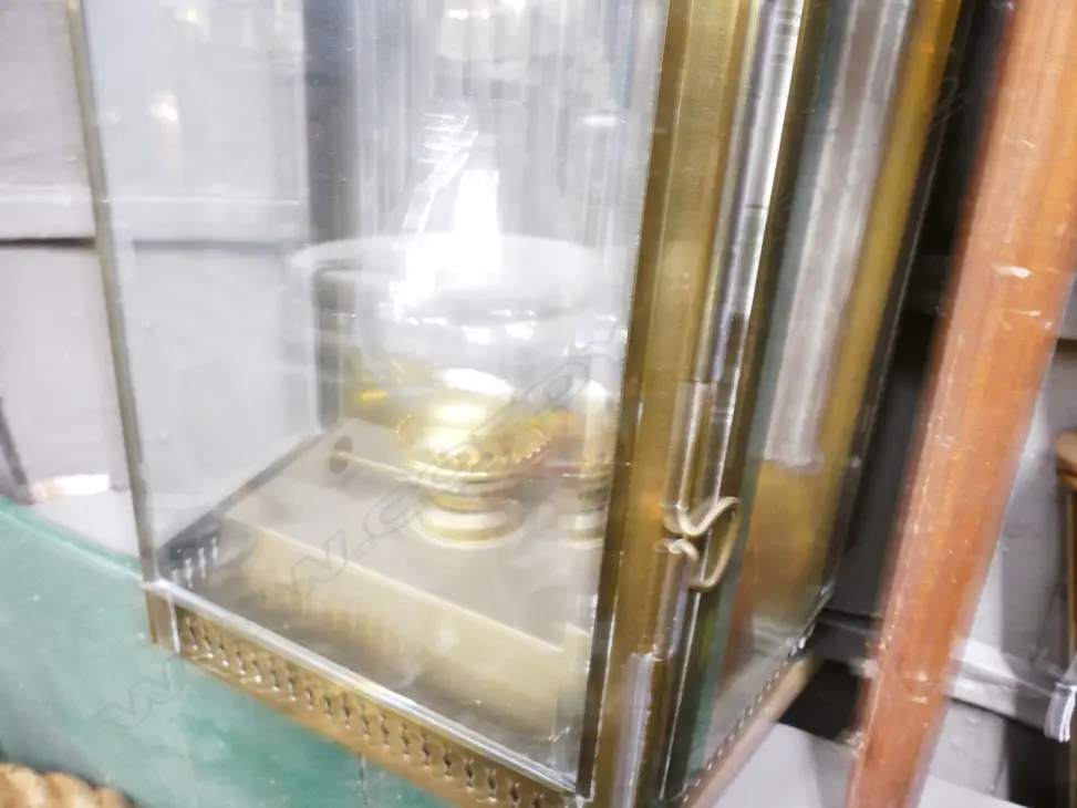 Two vintage Davey & Co. of London brass ship's lamps Image 1++