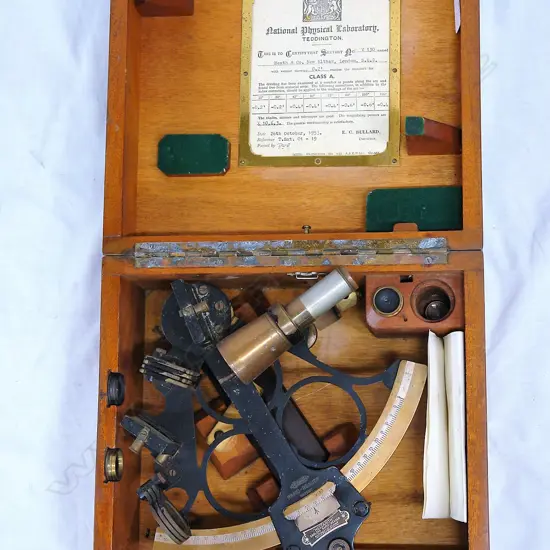 A c.1953 Heath & Co. of London 'Hezzanith' sextant