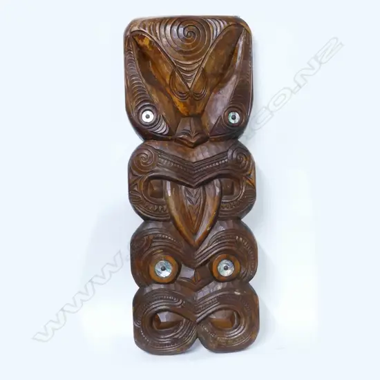 A Maori carved panel