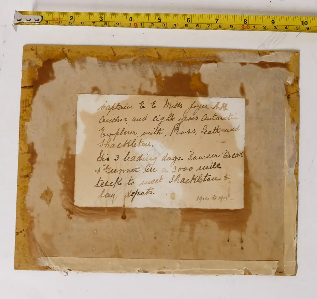 Historical items belonging to Captain Ernest E.M. Joyce Image 1++